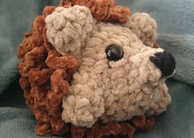 Le hérisson en peluche crochet