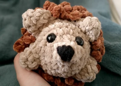 Le hérisson en peluche crochet