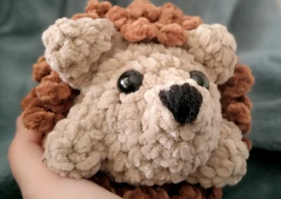 Le hérisson en peluche crochet