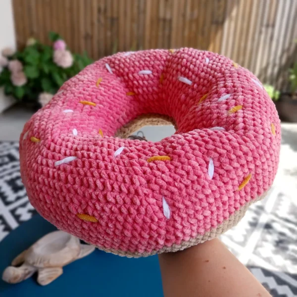 Coussin donuts crochet